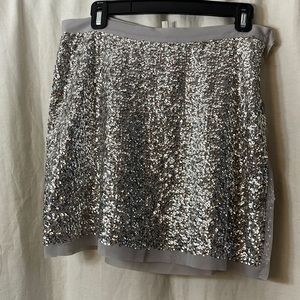 Yargici sequin skirt/ metallic - pre owned size small